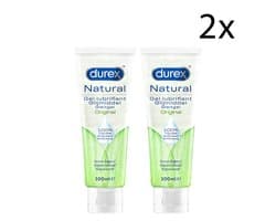 Durex - Naturel Gel - Natuurlijk Glijmiddel - 2 x 100 ml
