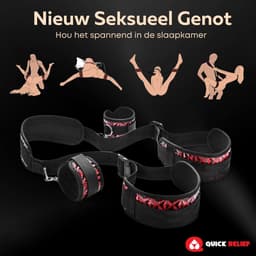 Quick Relief Leg Restraints™ - Bondage set - Verstelbaar - Bdsm Set - Sex Toys Voor Koppels — thumbnail 4