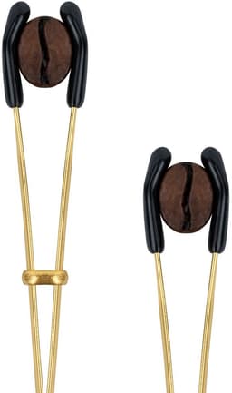 Gouden Tepelklemmen met Zwarte Kraaltjes — thumbnail 3