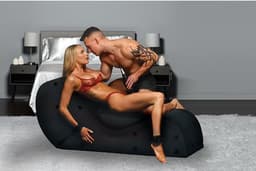 XR Brands AH095 - Bondage Love Couch - Black — thumbnail 6