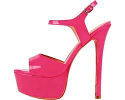 Stilettohakken, damesschoenen met verstelbare enkelriem, sexy sandalen