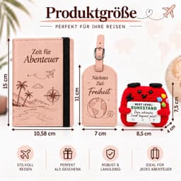 Geschenkset voor reispas en kofferlabel — thumbnail 3