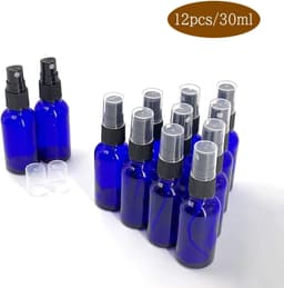 Topsky 12 × 30ml glass spray bottles empty, it has atomization function and anti-ultraviolet action, for essential - ShopVlot — thumbnail 5