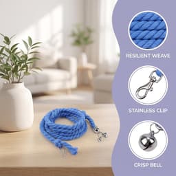 5 Stuks Reservekoorden voor Kattenhengel met Belletjes, Kattenbijttouw — thumbnail 3