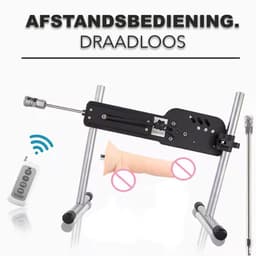 Happyment Neukmachine Voor Mannen & Vrouwen - Fuck Machine Verstelbaar - Sex Machine - Inclusief Dildo’s, Pocket Pussy & Verlengstukken — thumbnail 4