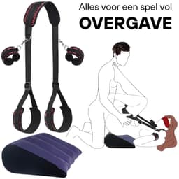 Zwoele Prikkels® Bondage Set – Luxe BDSM Set met Handboeien, Sekskussen, Blinddoek & Verstelbaar Harnas – Voor Vastbinden, Rollenspel en Meer Spanning – BDSM starter kit - Sextoys voor Koppels & Beginners — thumbnail 2