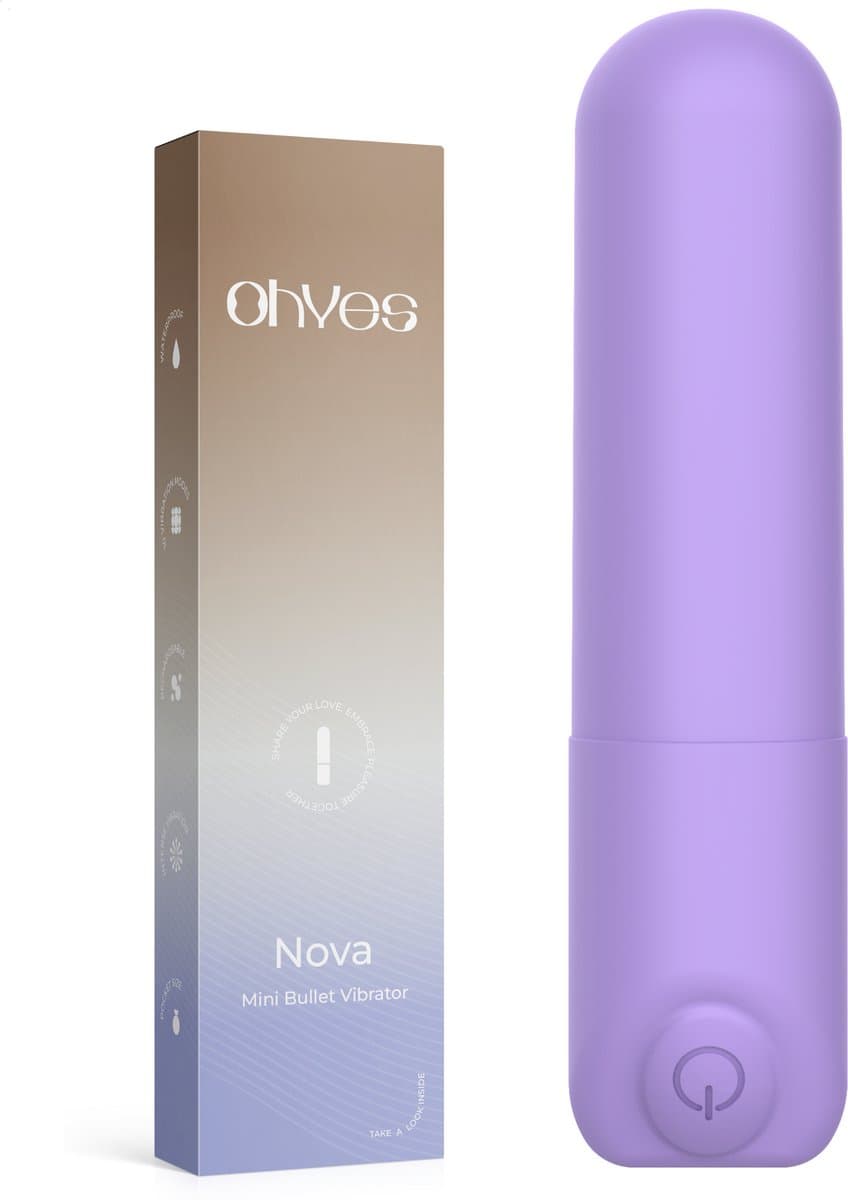OHYES - Bullet vibrator - Vibrators voor Vrouwen - Clitoris Stimulator - Sex Toys voor vrouwen - 10 standen Mini Vibrator - Lavendel — afbeelding 1