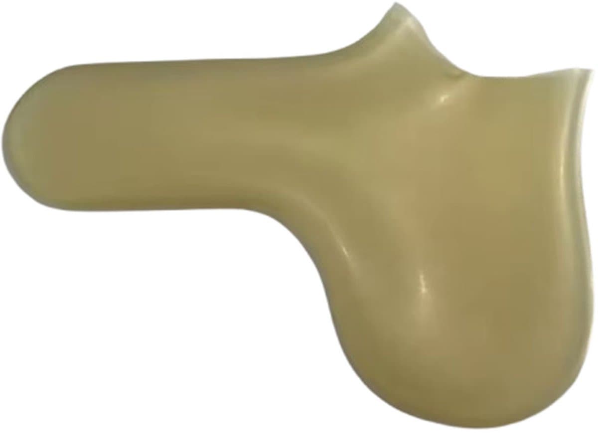 100% Latex mini slip - Scrotum en penis - Strapless - Kuisheid - Elastisch - Heren — afbeelding 1