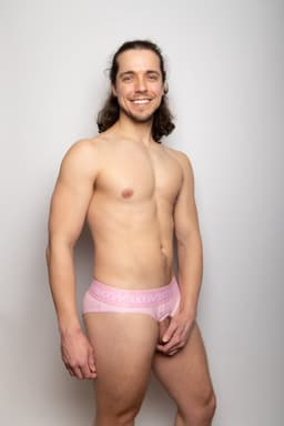 SUKREW U-Style Brief Summer Pink - MAAT M - Erotisch Heren Ondergoed - Slip voor Man - Sexy mannen Slip — thumbnail 5