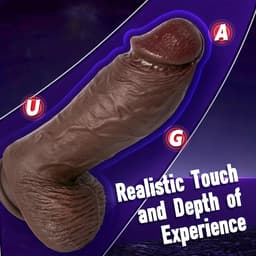 Dikke zwarte dildo, 19 x 5 centimeter, extreme pleasure! — thumbnail 1