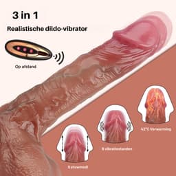 Stotende Dildo – Prostaat Stimulator - Neukmachine voor Mannen Met 9 Stuwende en Vibrerende modussen - Dildo Mannen Anaal Vibrerende - Bewegende Dildo - Sexmachine Dildo - Prostaat Vibrator Mannen Stotend - Dildo Anaal Groot – 100% Waterdicht — thumbnail 6