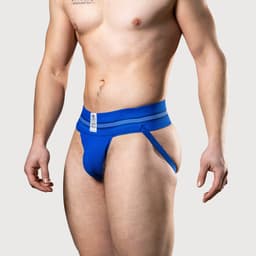 MM Sports The Original No. 10 Jockstrap 3 inch Multipack 1x Red + 1x Yellow + 1x Blue - MAAT M - Heren Ondergoed - Jockstrap voor Man - Mannen Jock — thumbnail 5