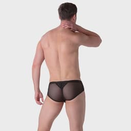 WOH microfiber herenslip personal allure mesh zwart — thumbnail 8