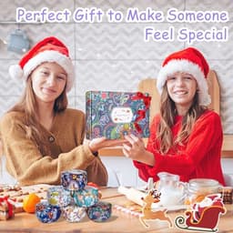 Aromatherapie Geurkaarsen Cadeauset voor Vrouwen - 6 Stuks, Stress Verminderende Kaarsenset voor Kerst, Verjaardag en Valentijnsdag — thumbnail 5
