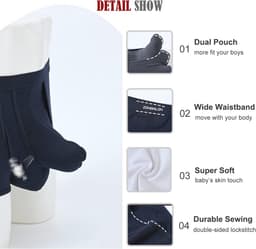 Heren Ondergoed Dual Pouch Boxershorts Met Comfortabele Pasvorm — thumbnail 2