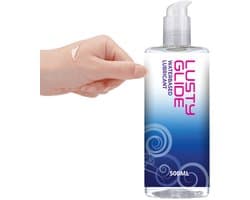 Lusty Glijmiddel op Waterbasis - 500 ml - Dermatologisch Getest - Top Kwaliteit - Met Doseerpompje