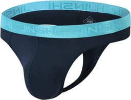 Sexy Tanga Herenslips met Grote Zak - Comfortabele Stretch Hipster String voor Mannen — thumbnail 4