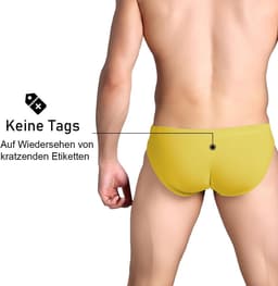 Ademende Bamboe Heren Slips met Lage Taille en Opening - Zacht Ondergoed voor Comfortabele Dagen — thumbnail 5