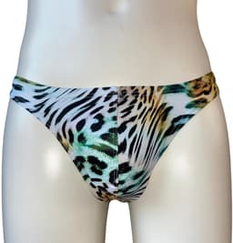 LekkerStout Heren String Luipaardprint - Multicolor - Sexy Mannen Ondergoed - Maat L | ( LS193) — thumbnail 1