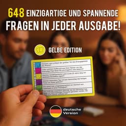 Trivia kaartenset: 648 vragen in 6 categorieën - Reisvriendelijke quiz voor 2-6 spelers | Geel — thumbnail 6