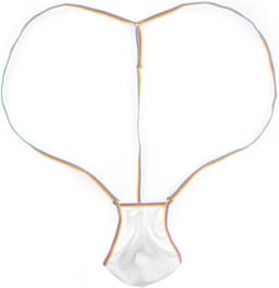 V-hals String Mankini voor Heren met Verstelbare Jarretels - Feestkostuum — thumbnail 5