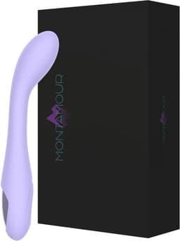 MontAmour Eve – Vibrator voor Vrouwen – G-Spot & Clitoris Stimulator – 10 Vibratiestanden – Oplaadbaar – Waterdicht – Siliconen – Sex Toys voor Vrouwen en koppels - Hygiene - Veilig - Lila - Paars - Massage — thumbnail 1