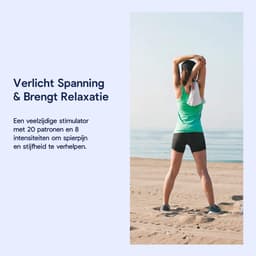 Eva® Personal Massager - Magic Wand - Vibrator voor Vrouwen - Krachtige Clitoris Stimulator - 75% Intensere Stimulatie - 20 Standen - Fluisterstil - Sex Toys voor Vrouwen - Seksspeeltjes - Cadeau voor Vrouw - Sensuele Audio - Ocean Blue — thumbnail 3