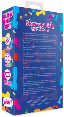Opblaasbare penis - 55''/ 140 cm - Beige — thumbnail 10