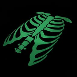 Glow in the Dark Skelet T-shirt voor Heren - Uniek Halloween Kostuum — thumbnail 2