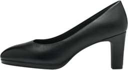 Dames Pumps met Blokhak - Elegante Leren Zomer Schoenen — thumbnail 4