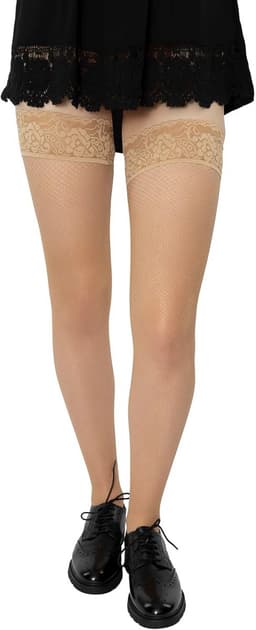 Netkousen Dames - Comfortabele en Modieuze Hold Ups met Anti-Slip Kant — thumbnail 5
