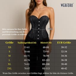 Gothic Vintage Corset Top voor Dames — thumbnail 5