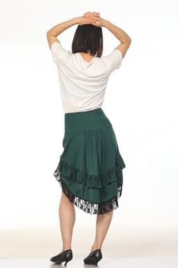Victoriaanse Steampunk Rok Dames Gothic Vintage Hoog Laag Cosplay Kostuum — thumbnail 2