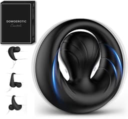 DOWO® - Vibrerende Cockring - met Flexibele Clitorisstimulator - Testikelstimulatie - Penisring - Cockring - 10 Vibratiestanden - Cock Ring Siliconen - Sex toys - Seksspeeltje voor Mannen & Vrouwen — thumbnail 1