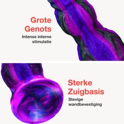 Fantasy Dildo XXL - 25cm - Extreem - Dik - BPA vrij — thumbnail 2