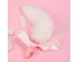 Oneay Kattenstaartplug, harige roze staartplug, petplay SM-pluggen, vossenstaart, siliconen anaalpluggen, staartparen, anaalplug voor beginners, therian kattenstaart, therian staart voor vrouwen, BDSM seksspeeltje
