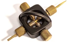 Black Label - The Sun - Tepel Marteling Tepelklem - Ook voor Naaldenspel - Zwart/Goud — thumbnail 3