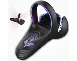 Luxe Vibrerende Cockring – Cockring met 10 Vibratie Standen – Penisring – Cockring – Discreet & Oplaadbaar – Seksspeeltje voor Mannen en Koppels