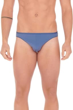 Hom Ondergoed Heren Micro Slip Lichtgewicht Comfortabel Blauw — thumbnail 3