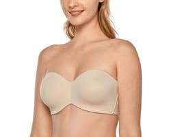 Strapless Minimizer BH Zonder Beugel Grote Maten met Antislip Bandjes
