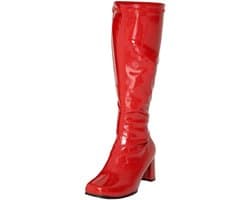 Glanzende Hoge Plateau Laarzen voor Dames - Retro Gogo Stijl