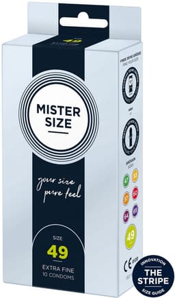 MISTER SIZE 49 Ultra Dunne S condooms (10 pack) — thumbnail 7