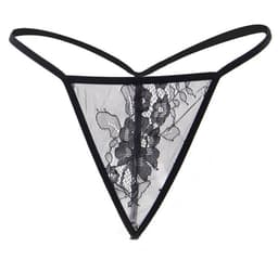 Sexy Lingerie - Elegante Erotische babydoll - Kimono - met lange mouw van Kant met bijpassende String - Sexy Teddy - Erotiek - Valentijnsdag Cadeau Voor Hem & Haar - Zwart - Maat M-L — thumbnail 6
