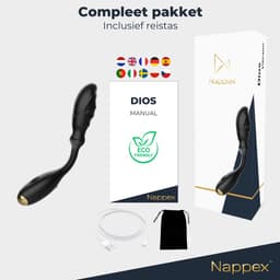 Vibrators voor Mannen en Vrouwen - Nappex™ Dios G-Spot en Prostaat Stimulator [Discreet Verzonden] - Anaal Vibrator - Sex Toys voor Koppels - Dildo - Vibrerende Buttplug - Bullet Wand Sex Toys - Anale Speeltjes - Seksspeeltjes - Kamasutra - Erotiek — thumbnail 6