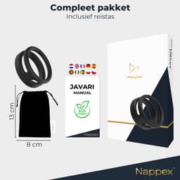 Cockring Siliconen - Nappex™ Javari Penisring voor een Stevige Erectie [Discreet Verzonden] - Rekbare Ballstretcher - Sex Toys voor Mannen en Koppels - Kamasutra - BDSM - Seksspeeltjes Zelf Aftrekken - Erotiek — thumbnail 9