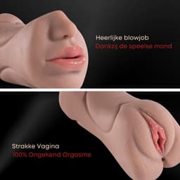 Quick Relief Selena™ - Masturbator - Pocket Pussy - 3 in 1 - Blowjob Simulator - Seks Toys voor Mannen - Kunstvagina - voor Heren - Sex Speeltje - Seks - Stroker — thumbnail 6