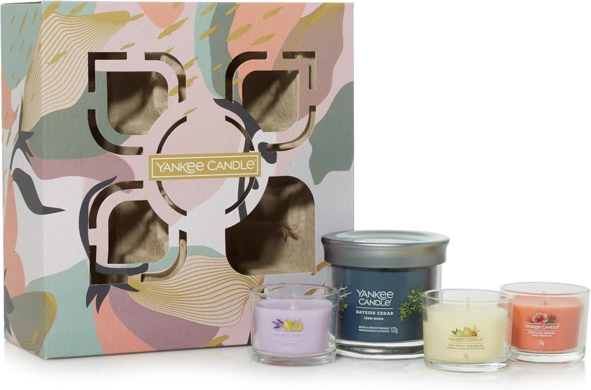 Cadeauset Kleine Geurkaarsen in Glas - Diversiteit aan Geuren — afbeelding 1
