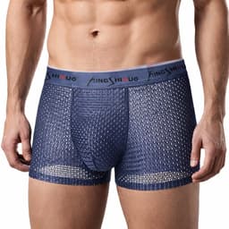 Doorschijnende Boxershort Blauw - Heren lingerie - Onderbroek — thumbnail 4