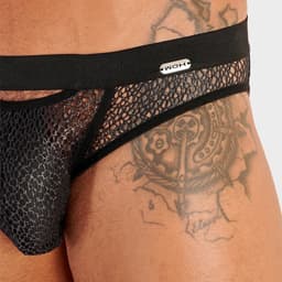 WOH microfiber herenslip night universe zwart — thumbnail 2