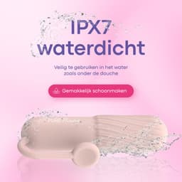 Pure Pleasure® Vibrators voor Vrouwen - Mini Bullet Vibrator - App & 3 Opzetstukken – Clitoris Stimulator – 10 Vibratiestanden – Oplaadbaar – Waterdicht – Roze – Compact Formaat — thumbnail 5